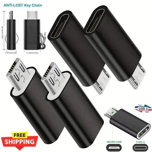 USB Type C Cable Adapter OTG Male/Female to Micro/USB-A 20W | UK Fast Charge Lot - Picture 1 of 6