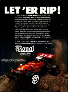 Royal Ripper RC buggy estampado anuncio decoración de arte de pared 4x4 - Imagen 1 de 1