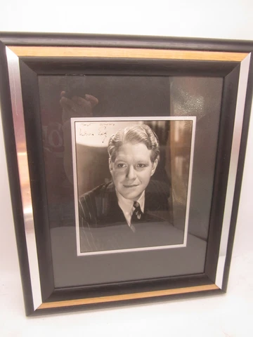 Framed Nelson Eddy Autograph Signed Picture / Photograph Cover