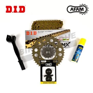 DID AFAM ZVMX 520 Teilungskette und Kettenrad Kit passt für Kawasaki ZX10R D8-E 08-2010 - Bild 1 von 2