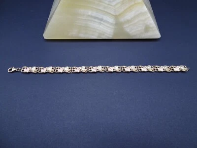Black Hills Gold Bracelet TRI COLOR 10 karat gold Vintage 8" Length - Image 1 of 4