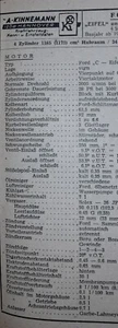 Ford Eifel + Taunus ab 1935 Datenblatt Typenblatt original - Imagen 1 de 1