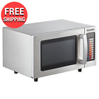 Stainless Steel Commercial Kitchen Restaurant Microwave with Push Button Control