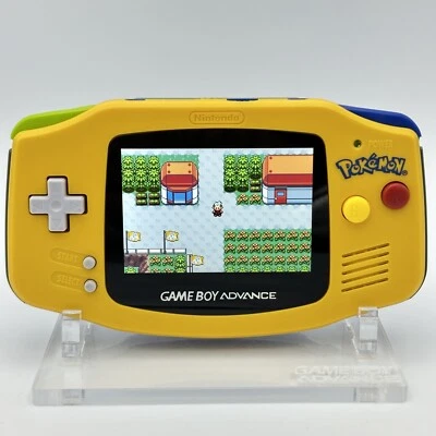 Nintendo Game Boy Advance GBA iPS Backlight Backlit LCD Console Pokemon Pikachu - Image 1 of 3