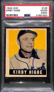 1949 Leaf #129 Kirby Higbe SP PSA 2 MC G C88256