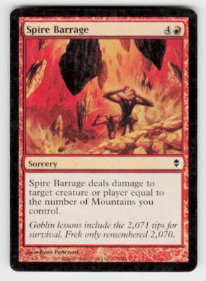 Zendikar #150 Spire Barrage Non-Foil - Image 1 of 2