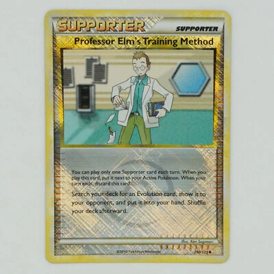 Professor Elm's Training Method 100/123 Uncommon League Promo HS Pokemon Card - Image 1 of 2