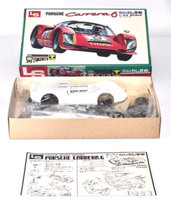 Vintage LS 1/24 Porsche Carrera 6 Wind-Up Model Kit 1970s Japan Rare Unbuilt JPN - Picture 1 of 24