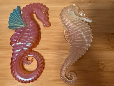 2 Caballitos de Mar ~ Decoración Decorativa Silicona/Resina Caballitos de Mar Foto 1 de 4