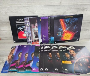 (18)Star Trek & The Next Generation, Movies! Laserdiscs Laserdisc Nice Clean Lot - Picture 1 of 7