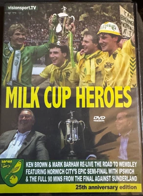 NORWICH CITY - MILK CUP HEROES 25th ANNIVERSARY DVD WITH FREE UK POSTAGE - Image 1 of 2