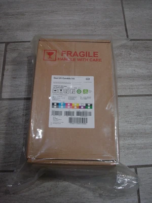 NEW/SEALED Oce Arizona IJC257 UV Curable Ink "CYAN"  3010112201  Made 2019 - Image 1 of 3