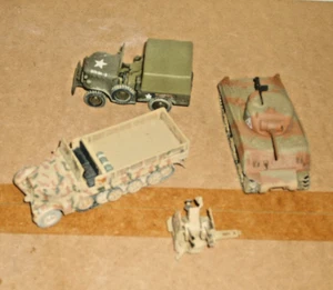 1/50 Corgi Military M4 Sherman Tank, Sdkfz 7/1 Halftrack & WC51 Weapons Carrier - Picture 1 of 9