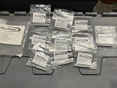 BLUE POINT TOOLS by Snap On JOBLOT x10 5mm Hex/Allen Bits Bits 50mm Long 1/4" - Image 1 of 4