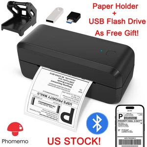 Bluetooth Shipping Label Printer Thermal 4x6 UPS Fedex POSHMARK MERCARI ETSY - Picture 1 of 11