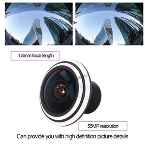 `5Mp Fisheye Lens High Definition 1.8Mm Length Fixed Aperture For Cc - Zdjęcie 1 z 12