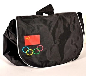 Artículos de tocador Adidas con cremallera de los Juegos Olímpicos de Beijing 2008 bolso negro usado en muy buen estado - Imagen 1 de 10
