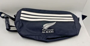 Black adidas New Zealand All Blacks Rugby Waist Pack / Fanny Pack RARE! - Picture 1 of 8