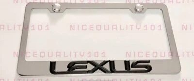 3D Lexus Stainless Steel Finished License Plate Frame Rust Free - Image 1 of 4
