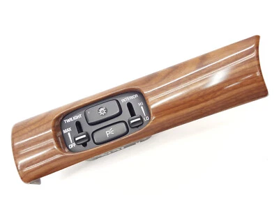 Interruptor de control de faros/luz interior Buick LeSabre 2000-2005 OEM grano de madera Foto 1 de 4