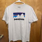 Patagonia Responsibili-tee GRAY Graphic Print T-Shirt ADULT SMALL Mountain