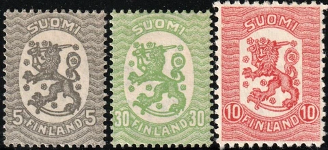 Finland Stamps 1935 SC# 84, 93, 112 ' Arms of the Republic ' &  Vasa Issue ' Cover
