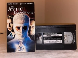 The Attic Expeditions Horror Comedy VHS 2001 Seth Green Alice Cooper RATED R - Picture 1 of 8