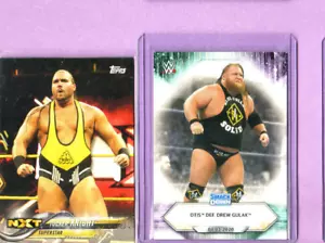 Heavy Machinery-Otis+Tucker Knight-WWE-2 Card Lot-2018 Topps+2021 Topps-Mint - Picture 1 of 1