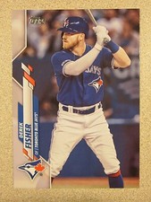 2020 TOPPS SERIES 2 #604 DEREK FISHER ADVANCED STATS 081/300 TORONTO BLUE JAYS