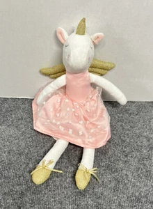 Manhattan Kids weißes Einhorn Ballerina Prinzessin 15 Zoll Plüschpuppe - Bild 1 von 5