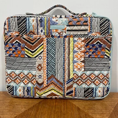 Vera Bradley Laptop Case Desert Patchwork Padded Cover 14" x 10" Colorful Zipper - Image 1 of 4