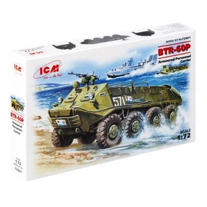 BTR-60P Sowjetisches Infanteriefahrzeug - Plastik Modellbausatz Scale Model 1:72 ICM 72901 - Bild 1 von 7