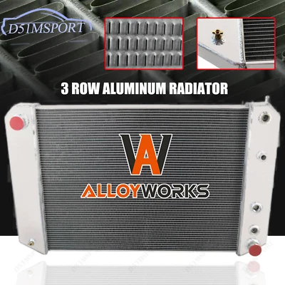 3 Row Radiator For 1991-2002 Chevy C60/ C70 Kodiak GMC C7000 C6500 Topkick V8 L6 - Image 1 of 4