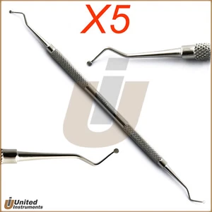 Excavadoras de cuchara dental X5 129/130 restauradoras de doble extremo eliminación de cavidad cariñosa - Imagen 1 de 1