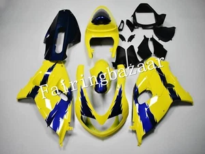 Fit for 1998-2003 TL1000R Yellow Blue Flames ABS Injection Bodywork Fairing Kit - Picture 1 of 7