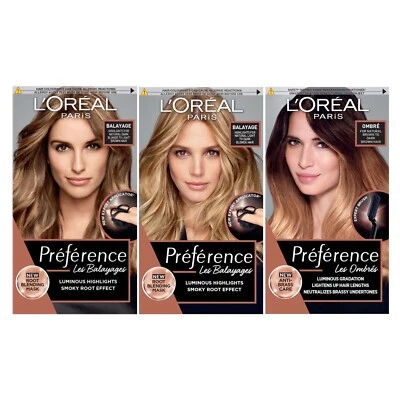 L'Oreal Paris Preference Balayage Ombre Hair Dye Colours - Choose Yours