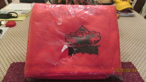 New SGA Rochester Red Wings Fleece Blanket 30"x60" In Original Plastic Bag Cover