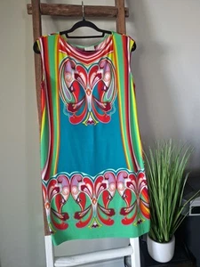 Donna Morgan Women's Geometric Print Dress Size 12 - Picture 1 of 10