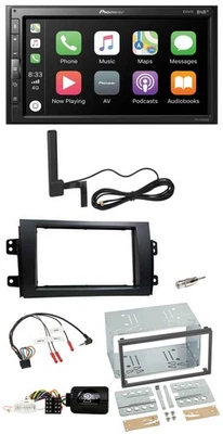 Pioneer USB 2DIN Bluetooth DAB Lenkrad Autoradio für Fiat Sedici Suzuki SX4 - Bild 1 von 4