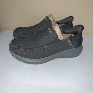 Skechers Slip-ins Parson-Ralven Slip-On extra ancho para hombre talla 11 gris - Imagen 1 de 5