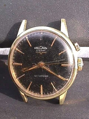 Vulcain Cricket Grand Prix Сигнализация Часы Механизм ЦИФЕРБЛАТ Детали БЕЗ ЗАДНЕЙ КРЫШКИ КОРПУСА, как показано - Изображение 1 из 4