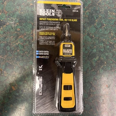 NEW Klein DV427-300 Impact Punchdown Tool 66/110 Blade CAT3/CAT5e CAT6/CAT6A - Image 1 of 4