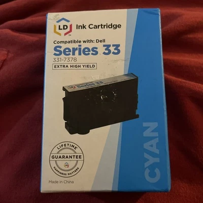 1PK For Dell Series 33 High Capacity Ink Cartridges for Dell V525W V725 Cyan - Image 1 of 3