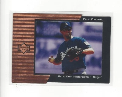1998 Upper Deck 蓝筹前景 #BC16 Paul Konerko 道奇队 /2000  — 第 1/2 张图片