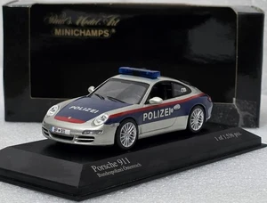 Porsche 911 (996) Austria Polizei 2004 Silver 1:43 Minichamps 400063090  (15) - Picture 1 of 18
