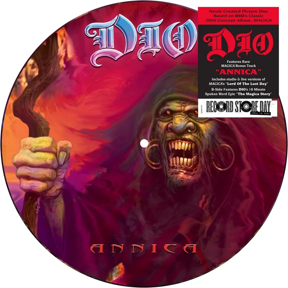 DIO LP PICTURE DISC Annica - RSD 2020 NUOVO ORIGINALE SIGILLATO - Immagine 1 di 1