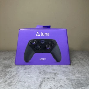 Amazon Luna Cloud Gaming Controller - Black - Wireless-USB-Bluetooth-Alexa- New - Picture 1 of 6