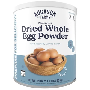 Augason Farms Pasteurized Dried Whole Egg Powder Can, Real Eggs, Emergency Food - Picture 1 of 12