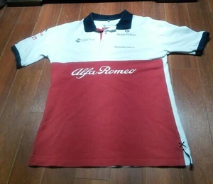 Polo Uomo Ufficiale Sauber F1 Team Alfa Romeo Spell Out Multicolore Tg L - Foto 1 di 11