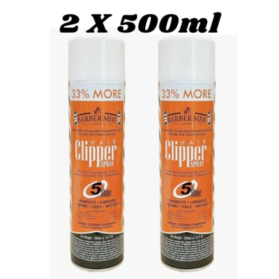 ICAN LONDON MINOR STAINS ican Barber side clipper spray for hair clippers 500ml (454g) 2PACK